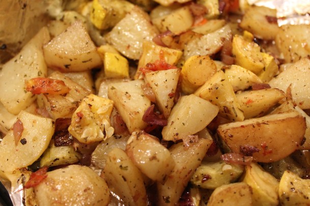Roasted Potatoes and Vegetables