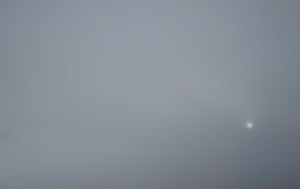 The most sun I saw all week