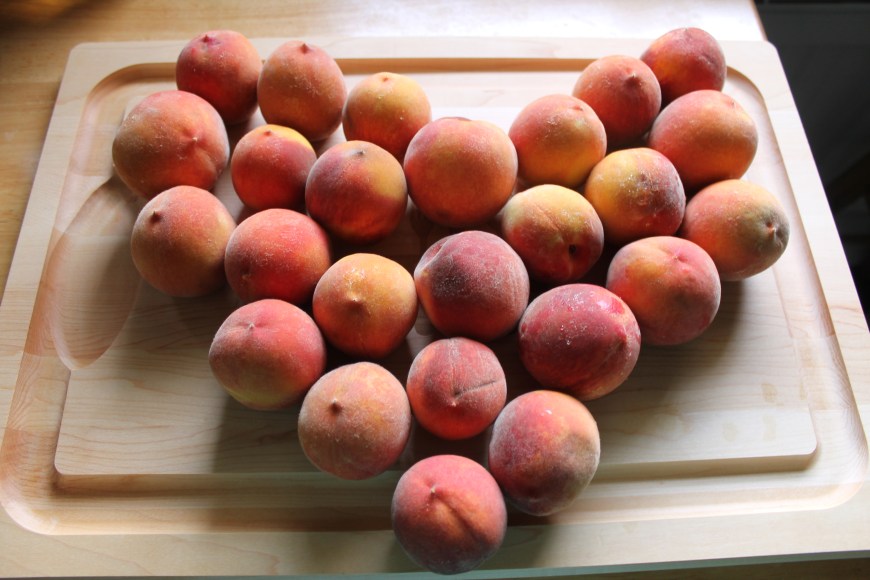 I love peaches!